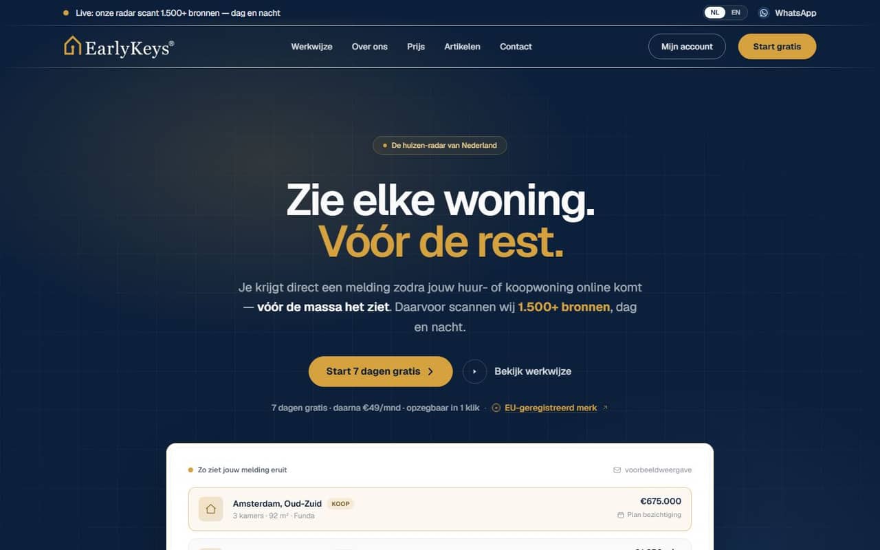 Earlykeys website