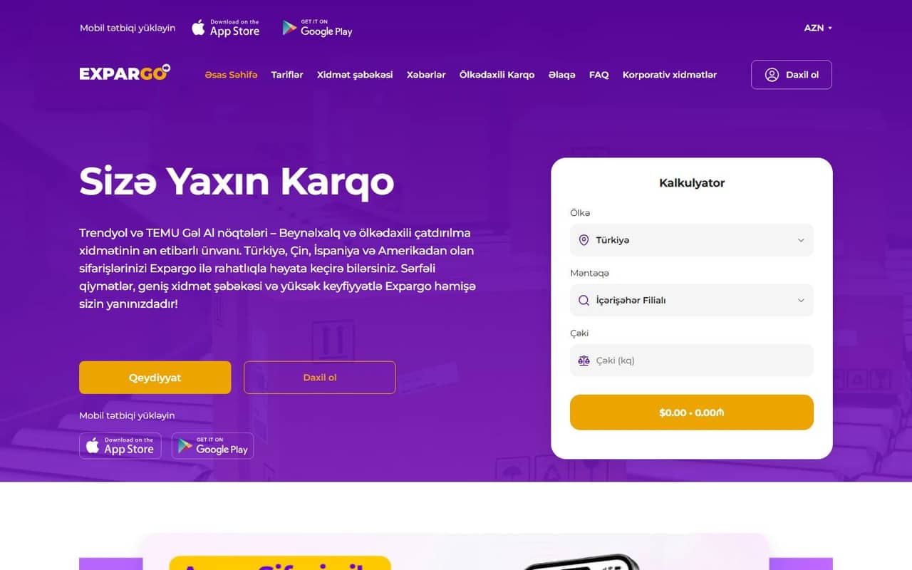 Expargo website