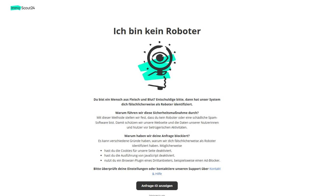 ImmobilienScout24 website