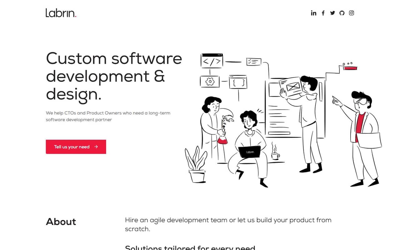 Labrin website