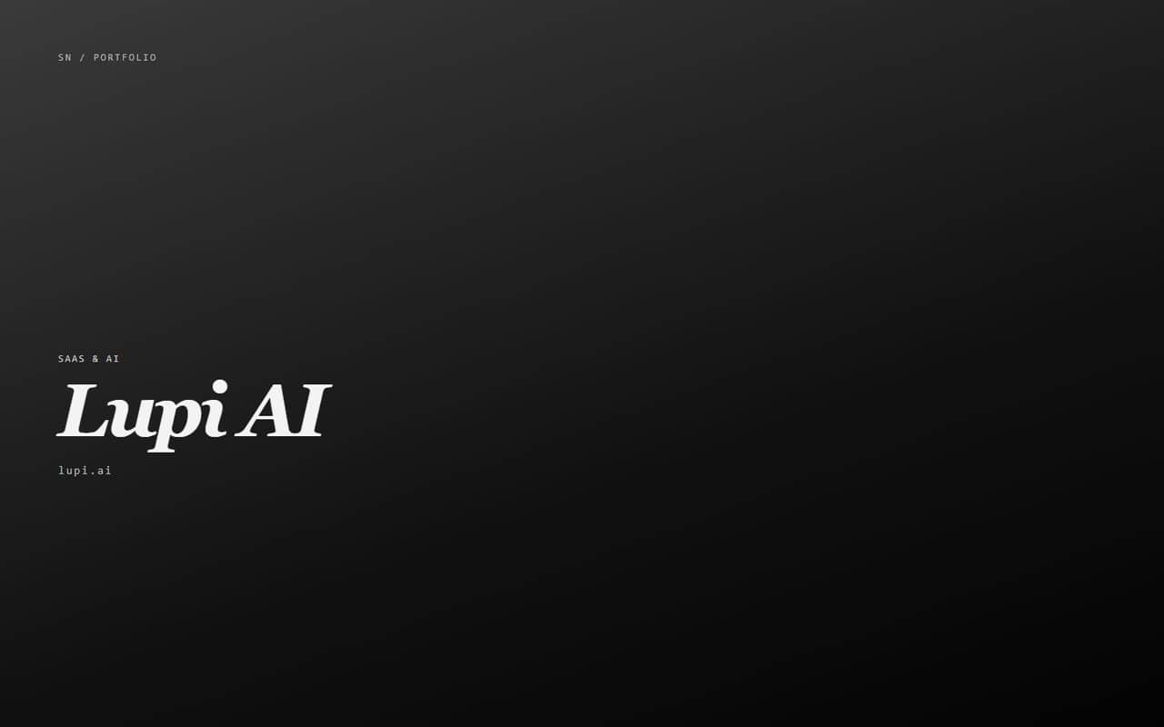 Lupi AI website