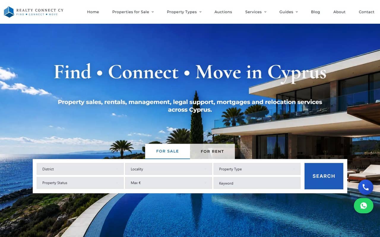 RealtyConnect website