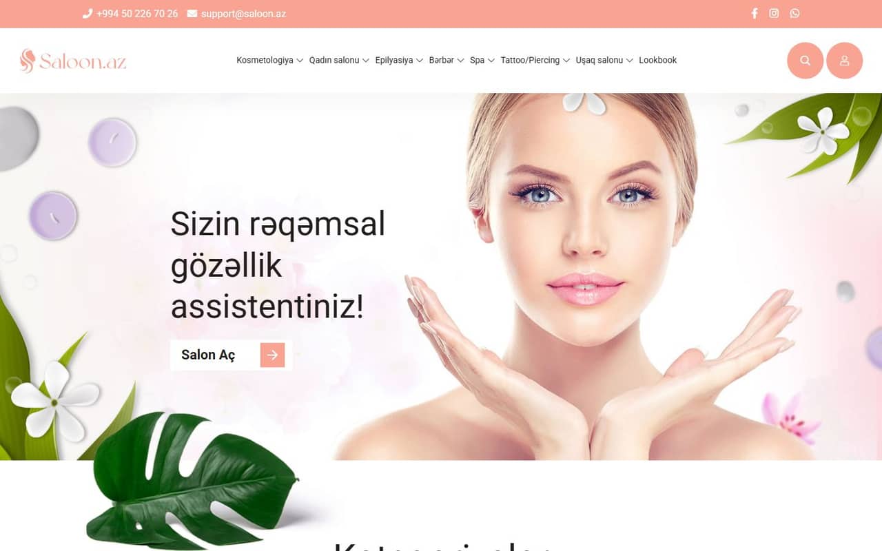 Saloon website