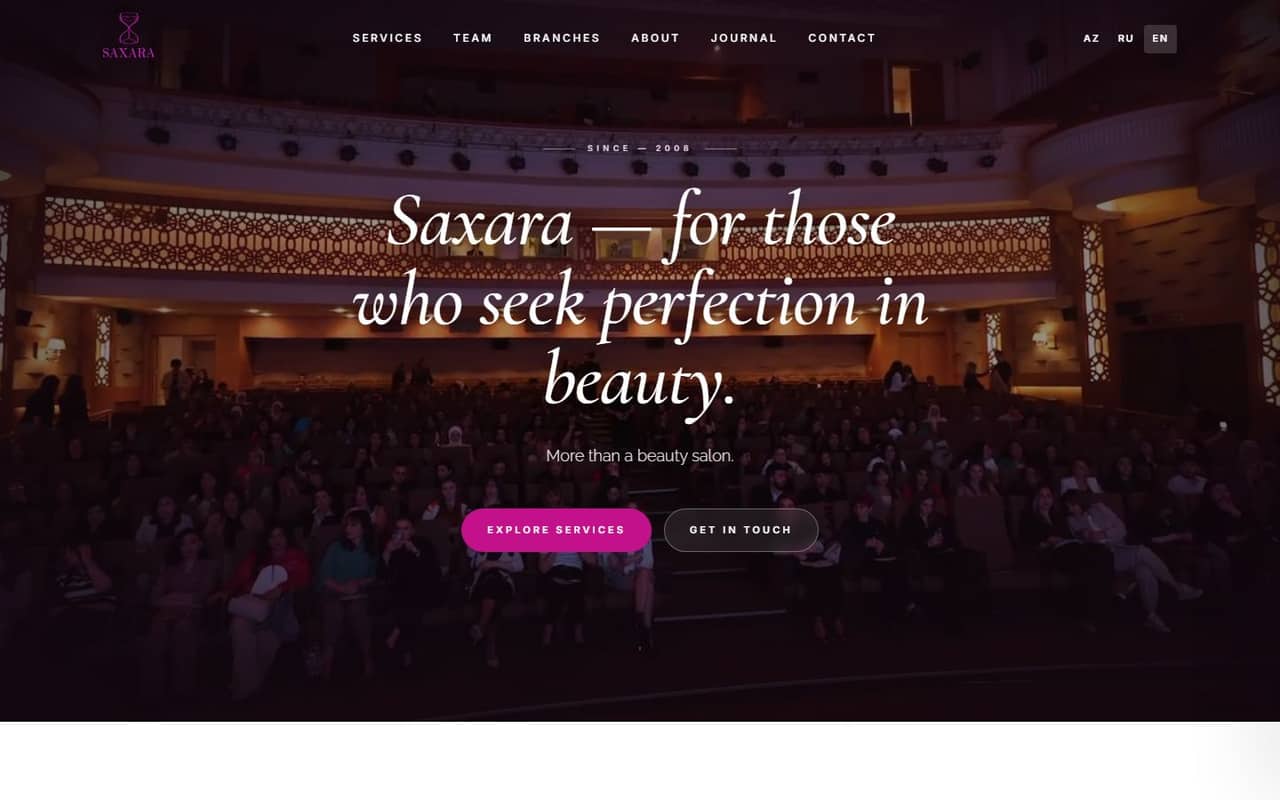 Saxara website